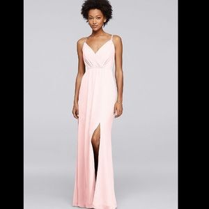 Pink (petal) bridesmaid dress